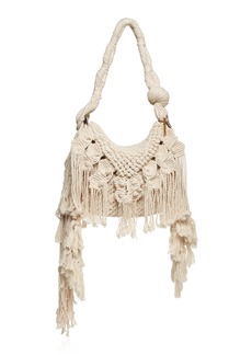 Isabel Marant Naimey Cotton Shoulder Bag - Ivory - OS - Moda Operandi