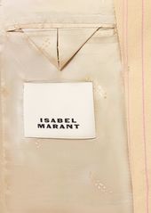 Isabel Marant Nevim Striped Cotton & Viscose Blazer