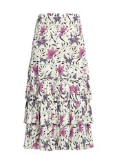 Isabel Marant Orfeo Floral Midi Skirt