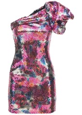 Isabel Marant Osira One Shoulder Sequined Mini Dress