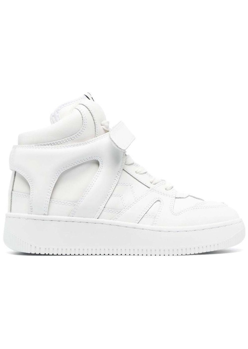 Isabel Marant panelled hi-top sneakers