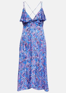 Isabel Marant Paysa printed silk-blend midi dress