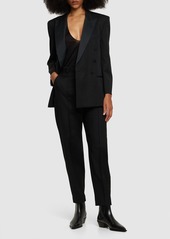 Isabel Marant Peagan Wool Double Breasted Blazer