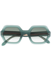 Isabel Marant polished oversize-frame sunglasses