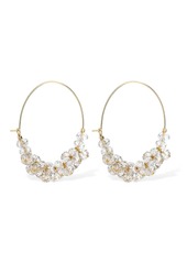 Isabel Marant Polly Glass Hoop Earrings