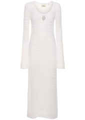 Isabel Marant Poros Cotton Blend Midi Dress