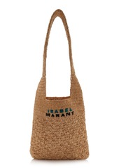 Isabel Marant Praia Small Woven Raffia Tote Bag - Neutral - OS - Moda Operandi