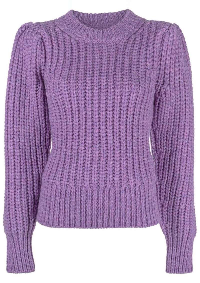 Isabel Marant puff-sleeve knitted jumper