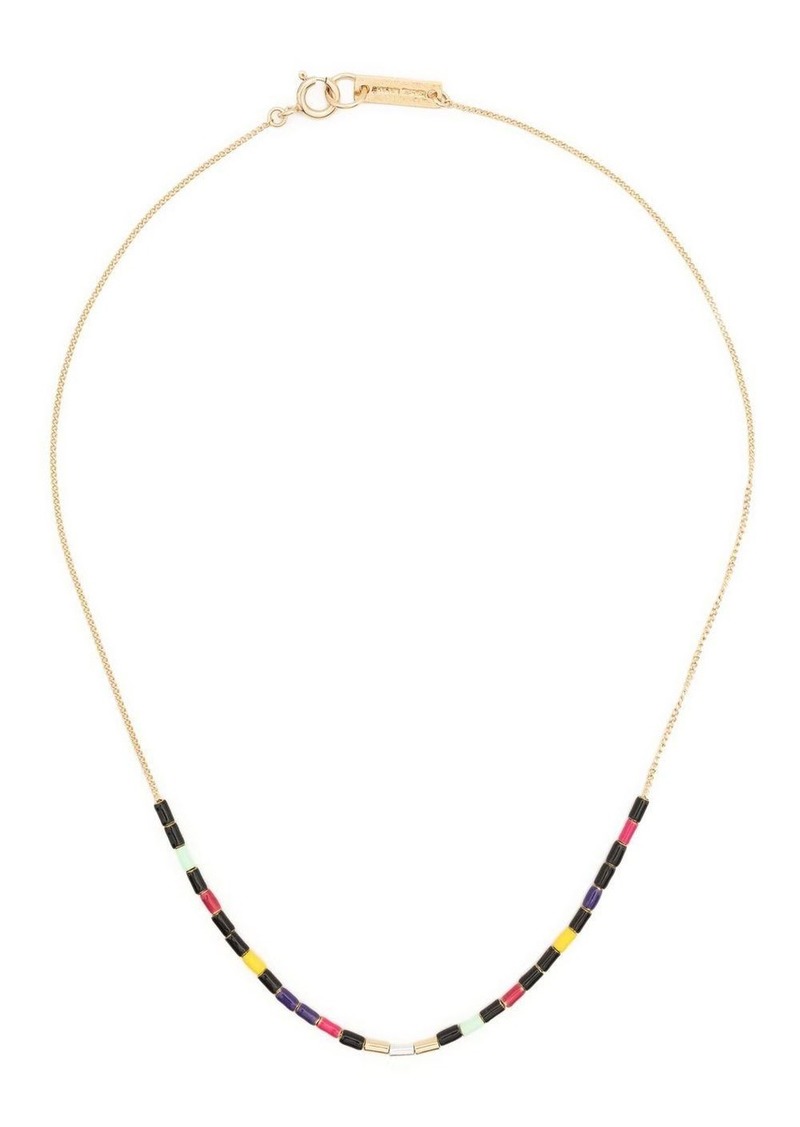 Isabel Marant resin bead detail necklace