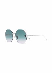 Isabel Marant rimless geometric-frame sunglasses
