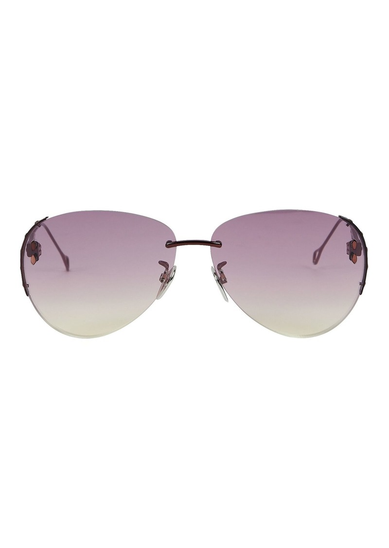 Isabel Marant Rimless Oversized Aviator Sunglasses