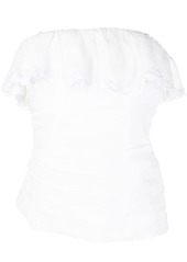 Isabel Marant ruffle detail sleeveless top