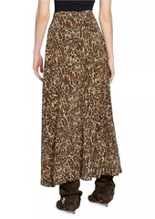 Isabel Marant Sakura Leopard Maxi Skirt