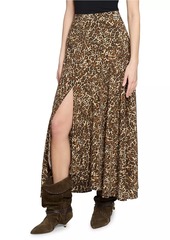 Isabel Marant Sakura Leopard Maxi Skirt