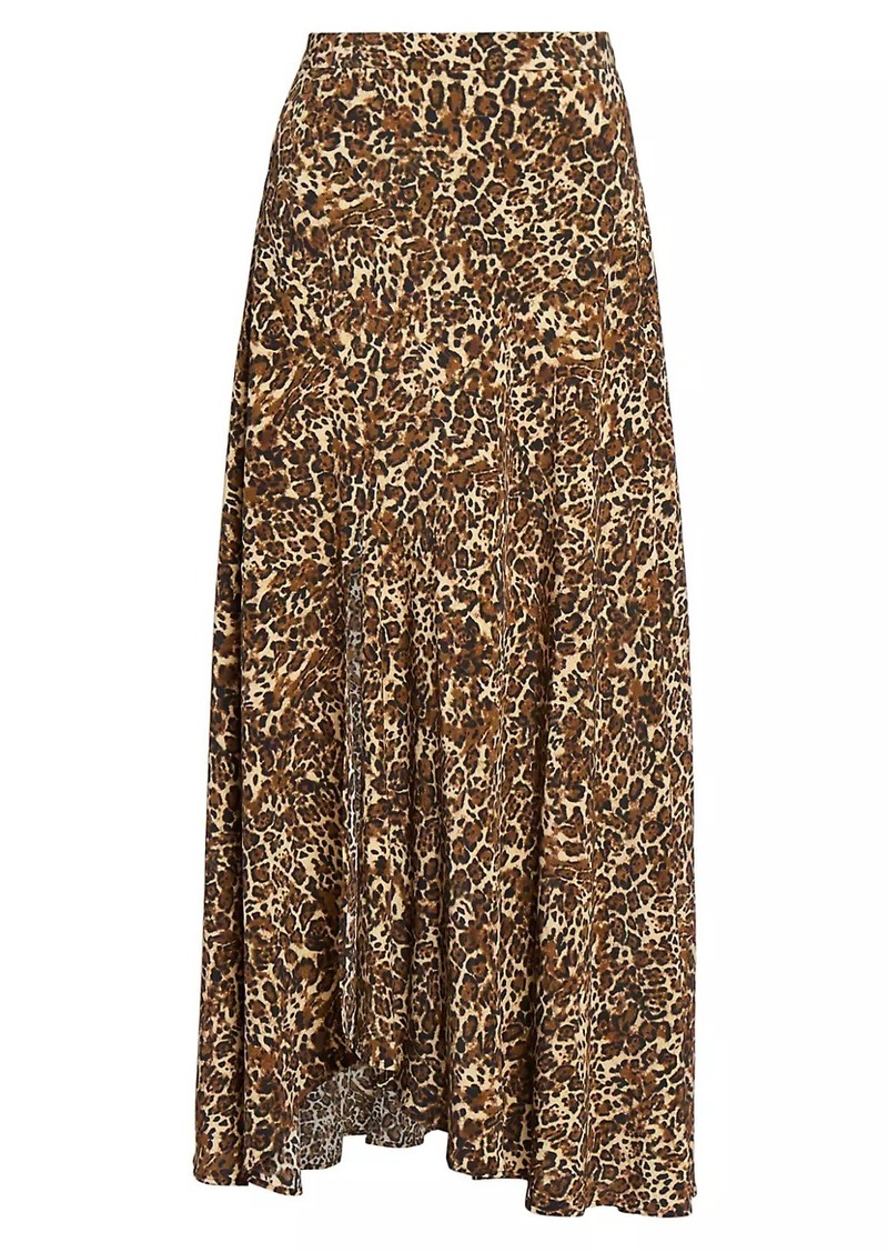 Isabel Marant Sakura Leopard Maxi Skirt