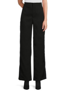 Isabel Marant Scarly High Rise Wool Flared Pants