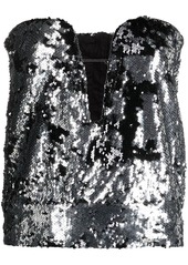 Isabel Marant sequin-embellished plunge top