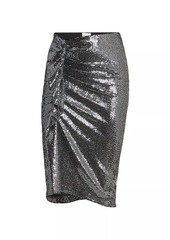 Isabel Marant Shiny Flou Dolene Midi Skirt