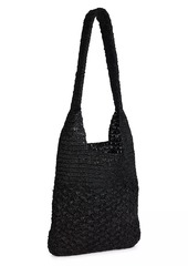 Isabel Marant Small Praia Logo Raffia Hobo Bag