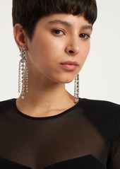 Isabel Marant Spotlight Crystal Pendant Earrings