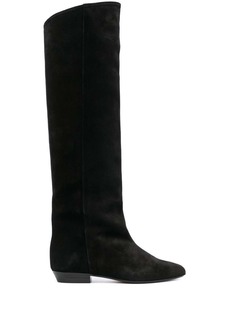 Isabel Marant suede 60mm knee boots