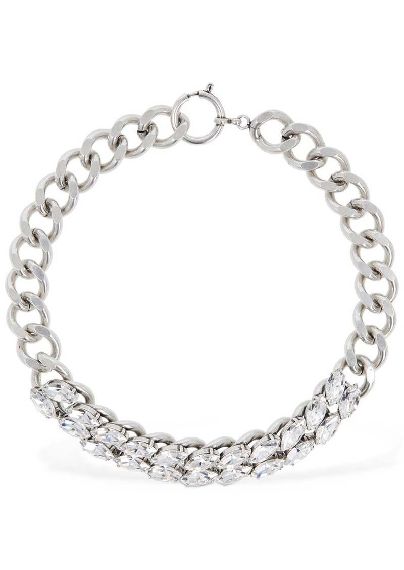 Isabel Marant The Embrace Crystal Collar Necklace