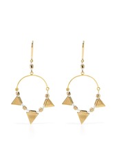 Isabel Marant triangle-charm hoop earrings