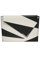 Isabel Marant Tryne Leather Patch Clutch Bag