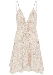 Isabel Marant Uziela Stretch Silk Mini Dress