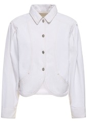 Isabel Marant Valette Puff Sleeves Cotton Coat