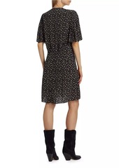 Isabel Marant Vedolia Abstract Print Minidress