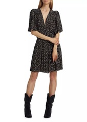 Isabel Marant Vedolia Abstract Print Minidress