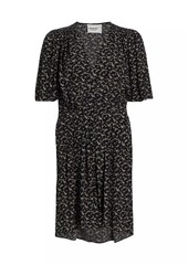 Isabel Marant Vedolia Abstract Print Minidress