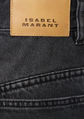 Isabel Marant Vetan Faded Cotton Denim Straight Jeans