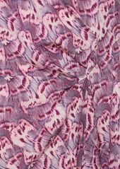 Isabel Marant Viona Printed Silk Blend Mini Dress
