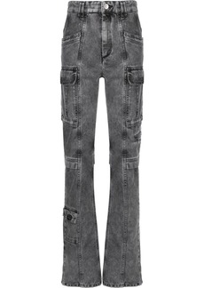 Isabel Marant Vokayo cargo straight-leg jeans