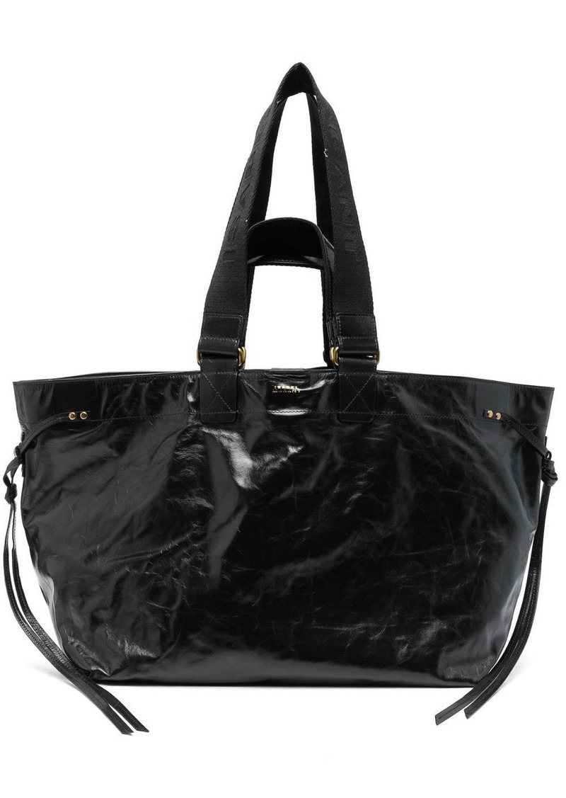 Isabel Marant Wardy crinkled-finish tote bag