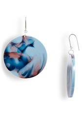 Isabel Marant Disc Drop Earrings in Greyish Blue /Silver at Nordstrom