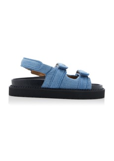 Isabel Marant Women's Madee Denim Sandals - Blue - FR 37 - Moda Operandi