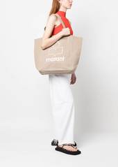 Isabel Marant Yenky Canvas logo tote bag