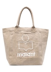 Isabel Marant Yenky Canvas logo tote bag