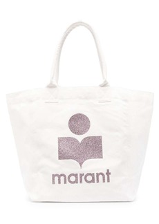 Isabel Marant Yenky logo-print tote bags