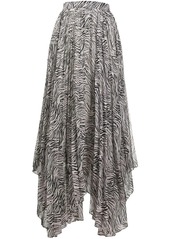 Isabel Marant zebra-print pleated skirt