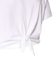 Isabel Marant Zelikia Self-tie Cotton T-shirt
