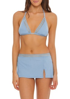Isabella Rose Queensland Cover-Up Miniskirt in Chambray at Nordstrom