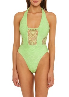 Isabella Rose Verona Halter Lace One-Piece Swimsuit