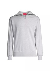 Isaia Cotton-Blend Half-Zip Sweater