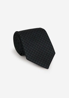 ISAIA HOUNDSTOOTH TIE