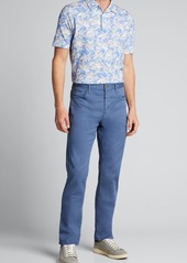 Isaia Men's Floral Polo Shirt