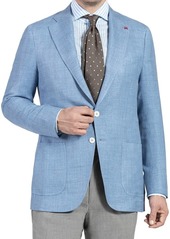 Isaia Men's Textured Wool Two-Button Jacket